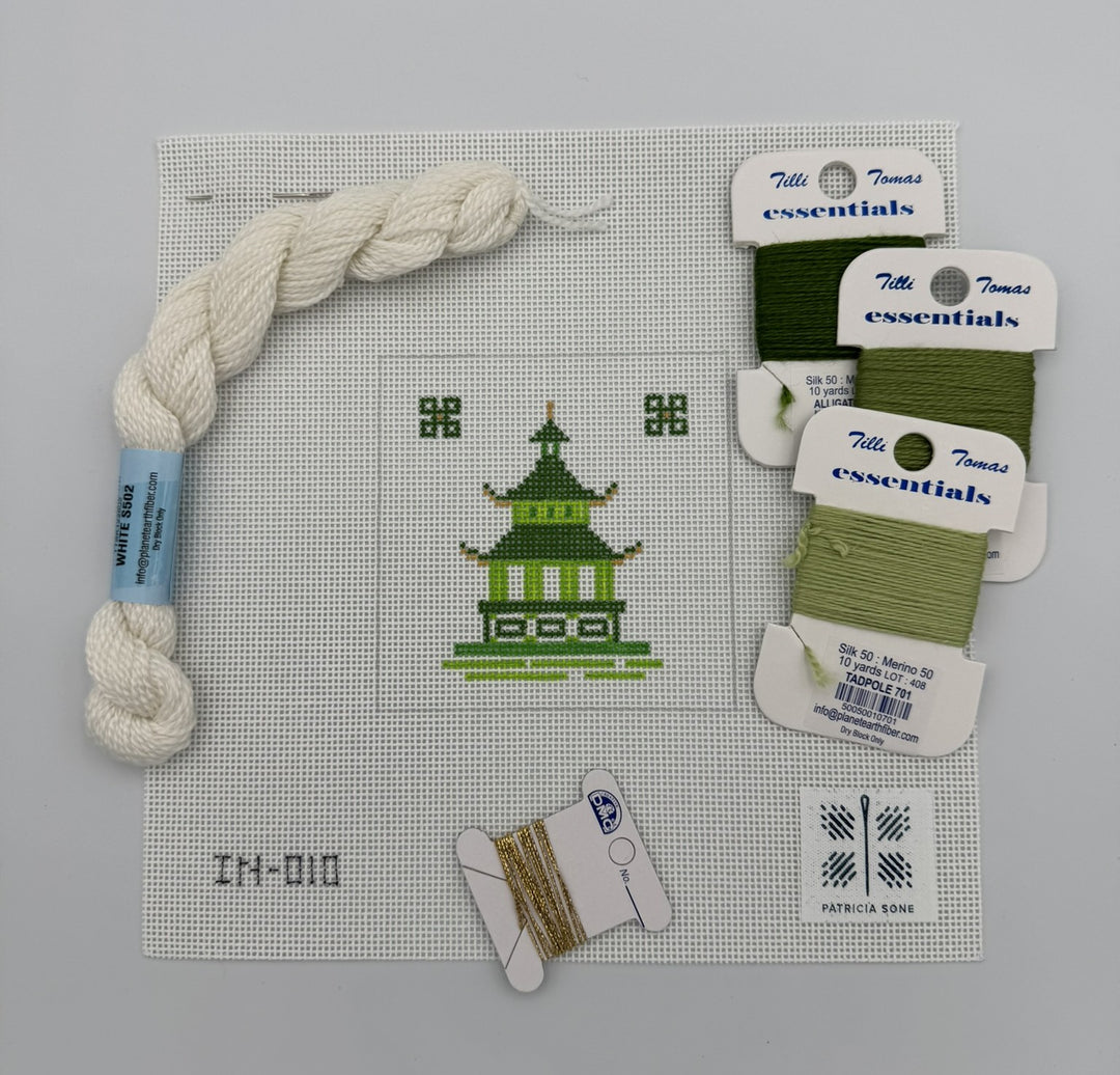 green pagoda IN-010 with threads
