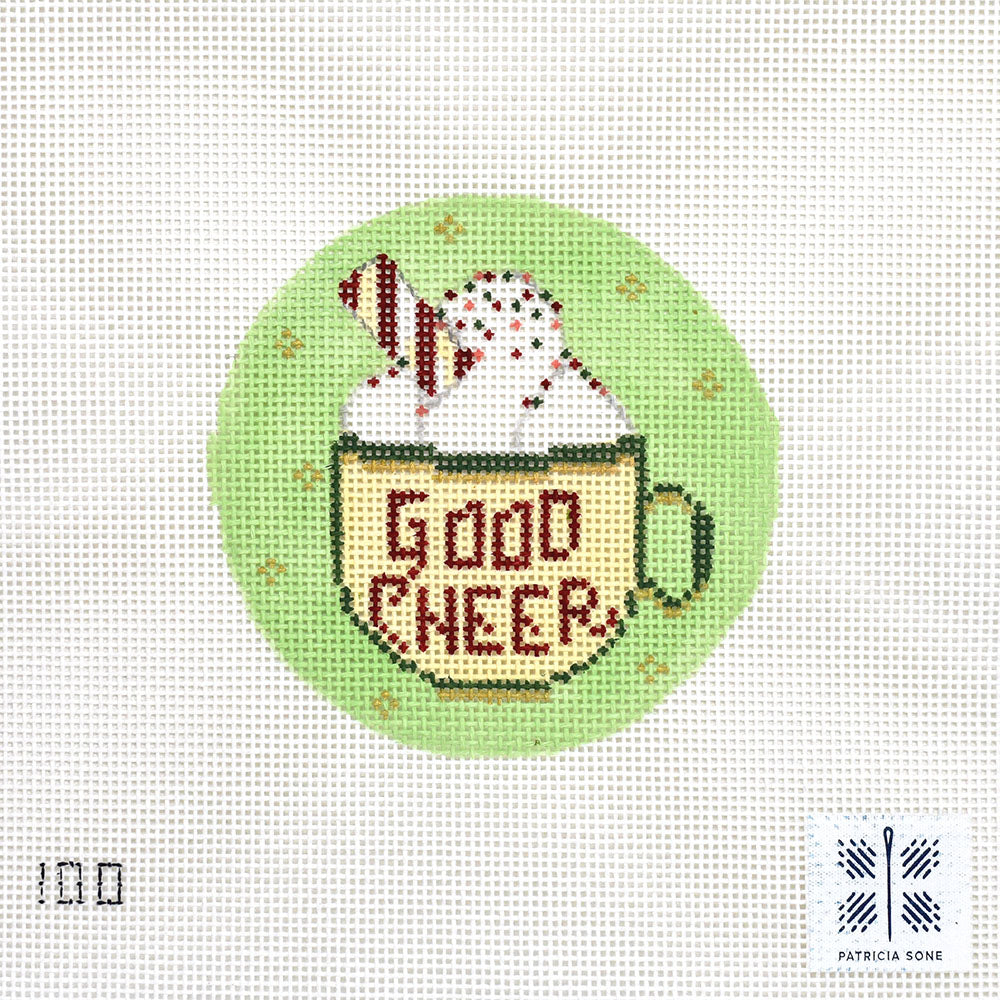 Needlepoint Canvas-100 Good Cheer