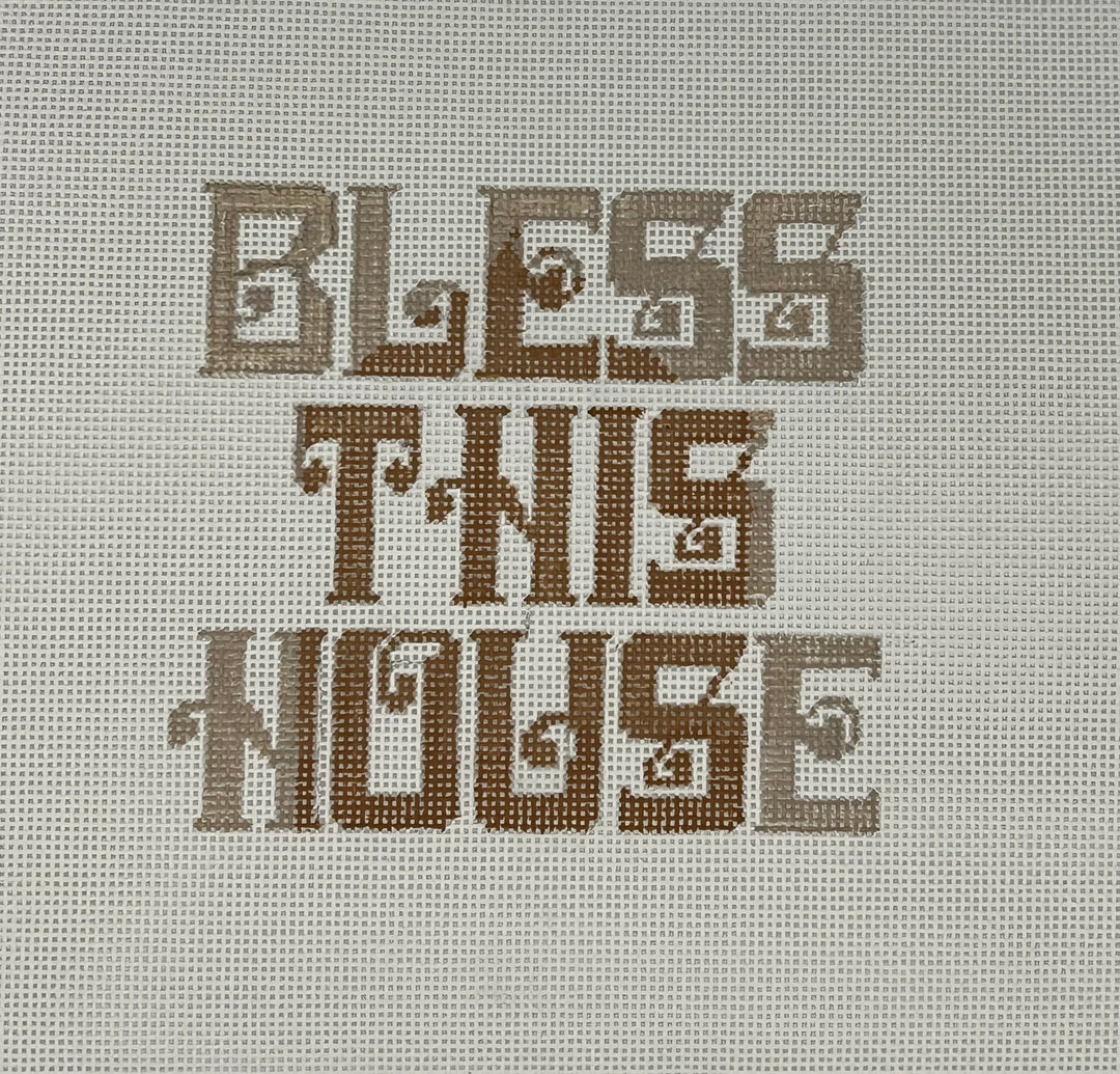 Needlepoint Canvas-Bless This House