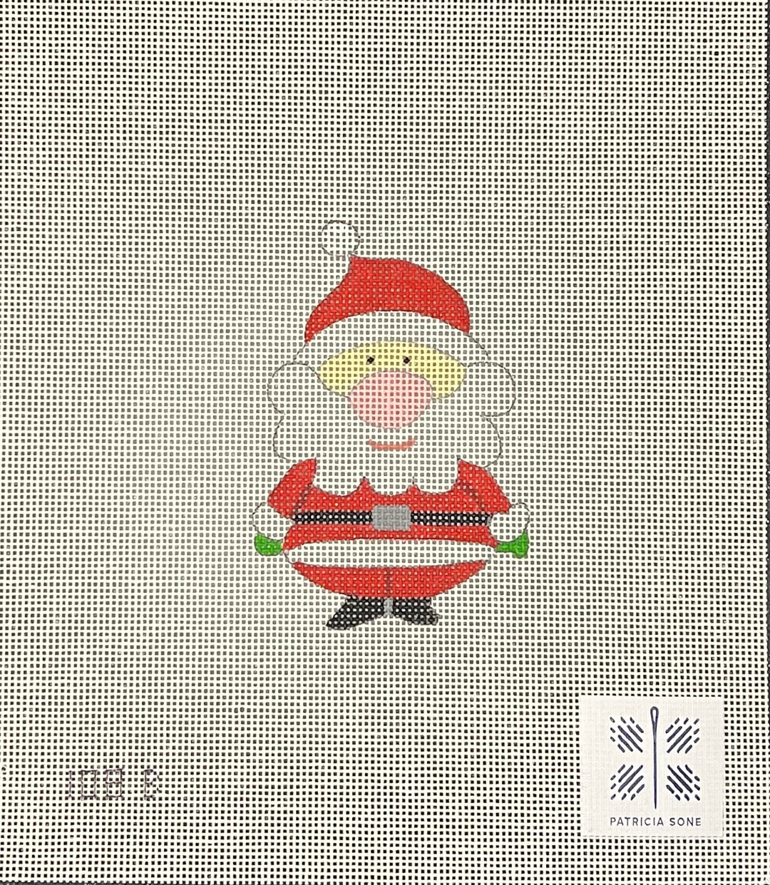 Needlepoint Canvas-108-B santa