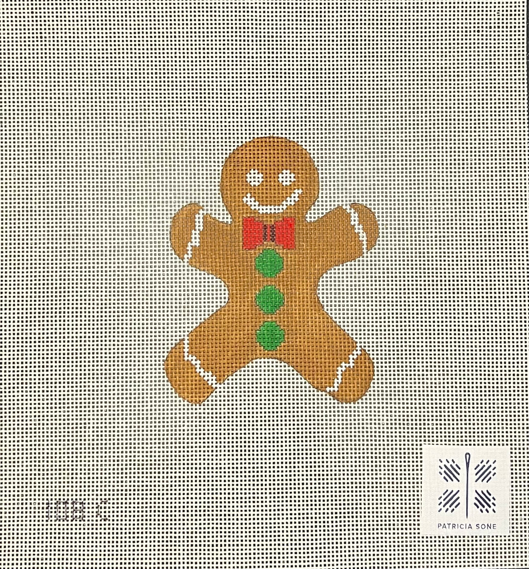 Needlepoint Canvas-108-C gingerbread man