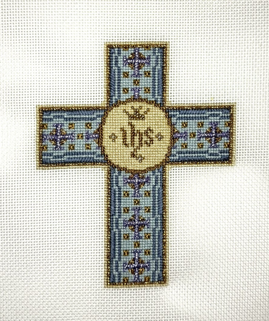 Needlepoint Canvas-IHS Cross