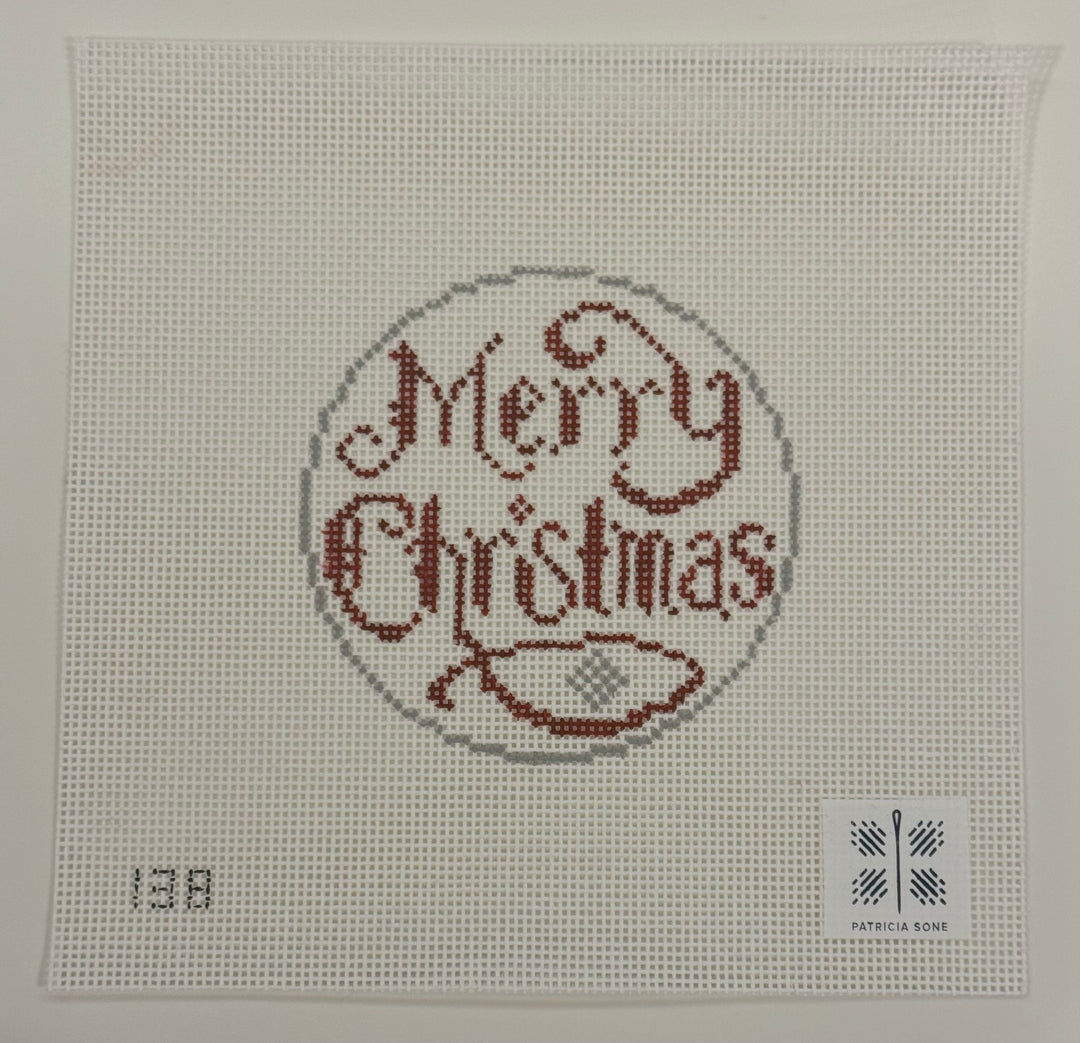 Needlepoint Canvas-Merry Christmas