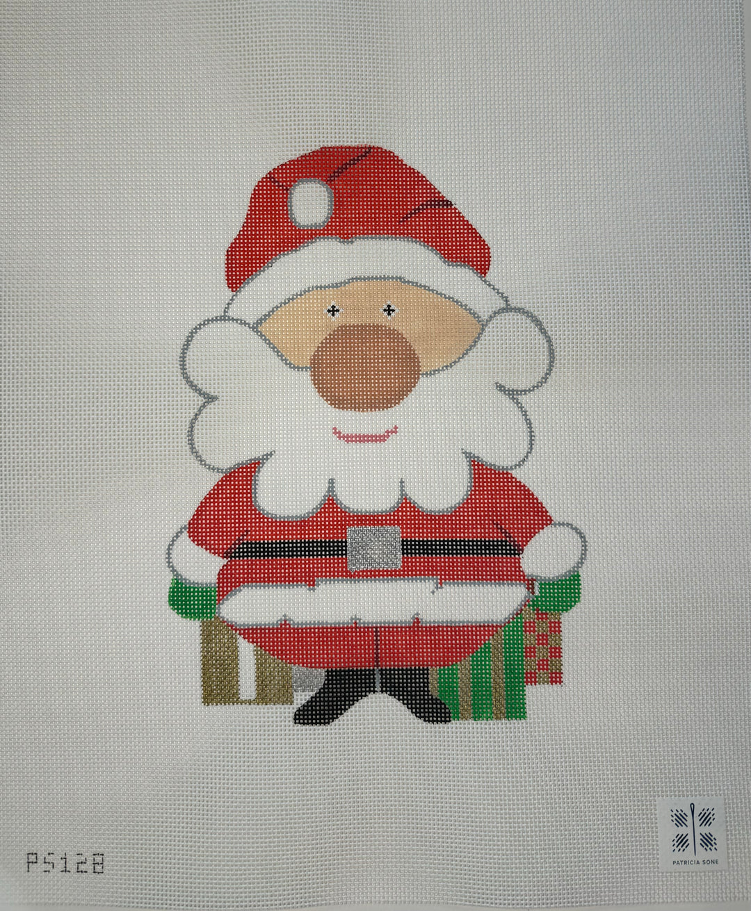 Needlepoint Canvas-Standing Santa