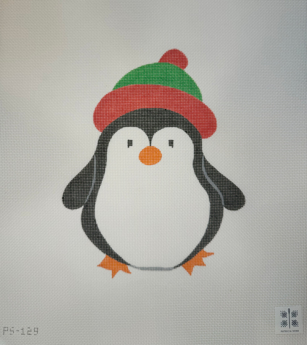 Needlepoint Canvas-Penguin large