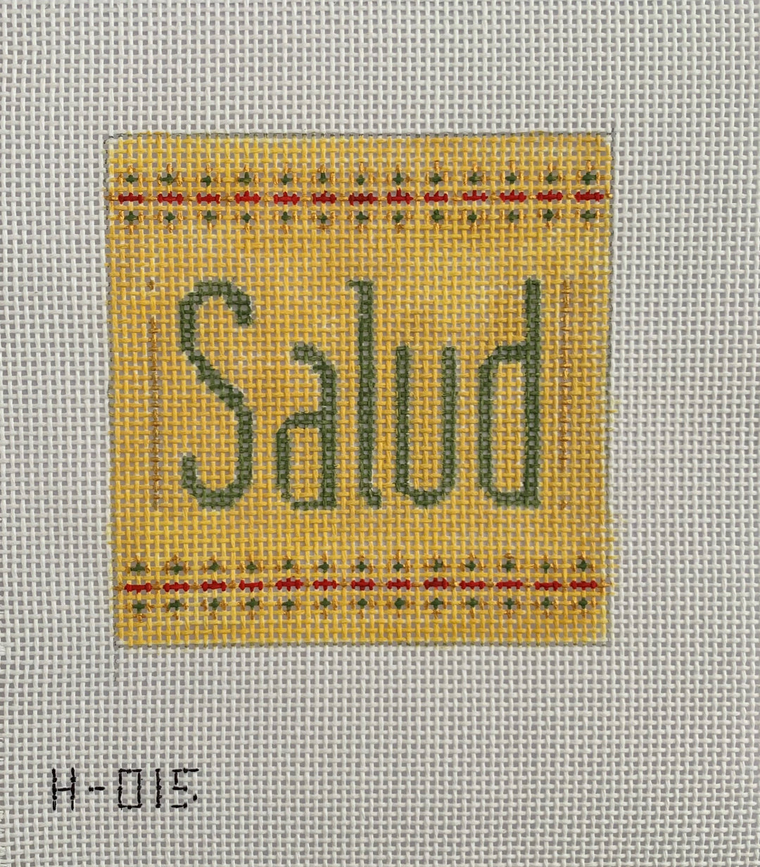 Needlepoint Canvas-H-015 Salud