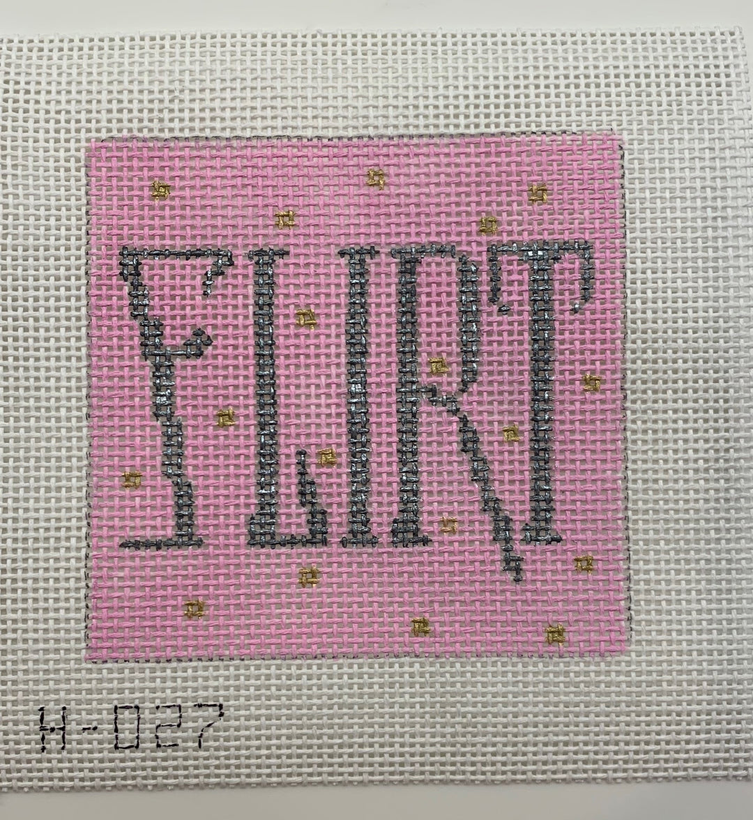 Needlepoint Canvas-H-027 Flirt