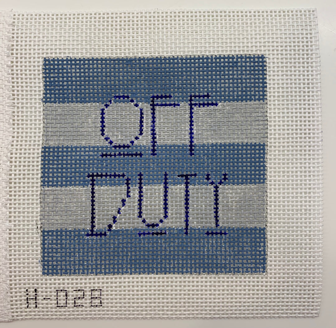 Needlepoint Canvas-H-028 Off Duty