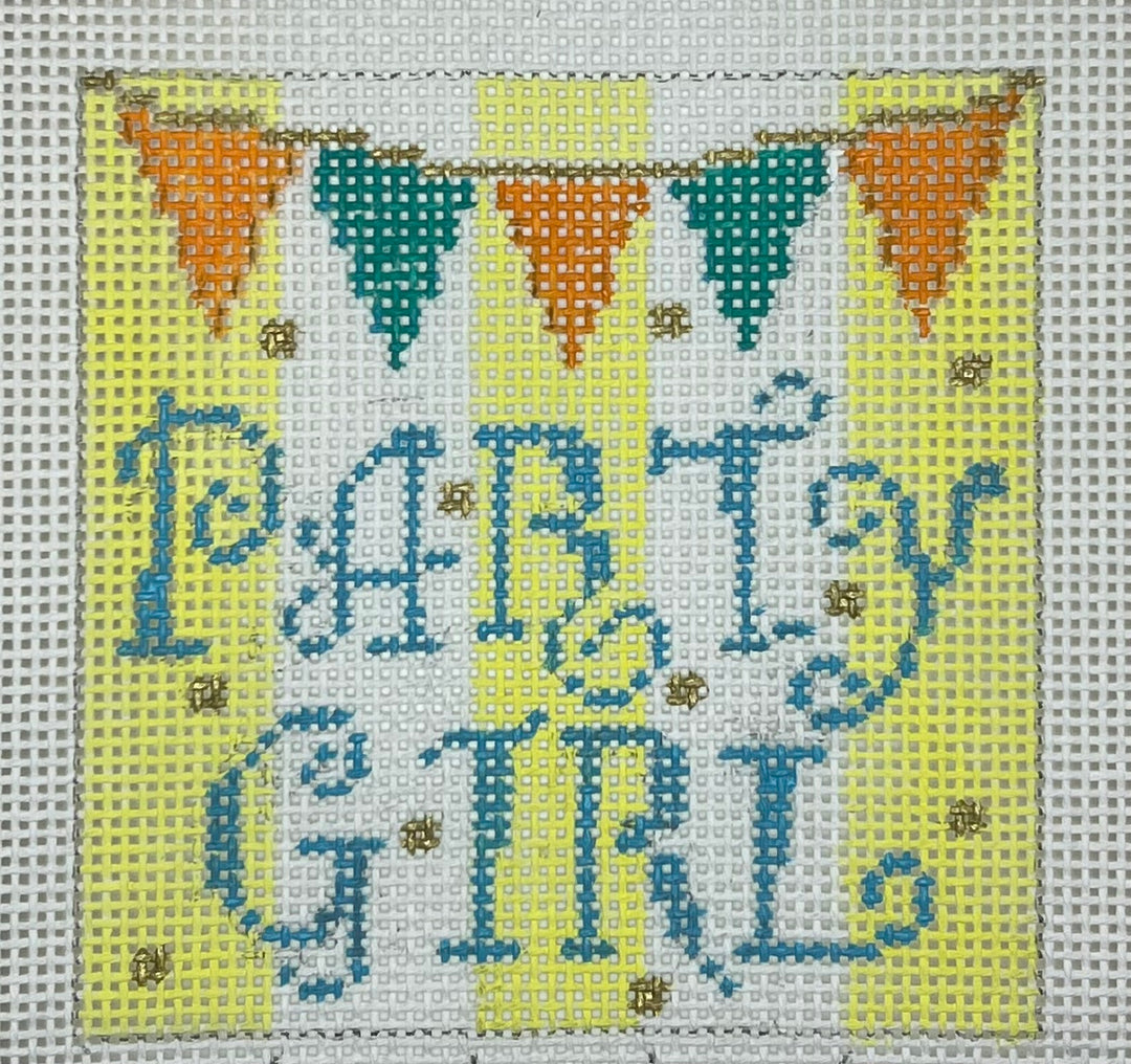 Needlepoint Canvas-Party Girl