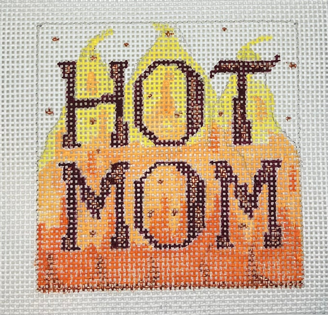 Needlepoint Canvas-Hot Mom