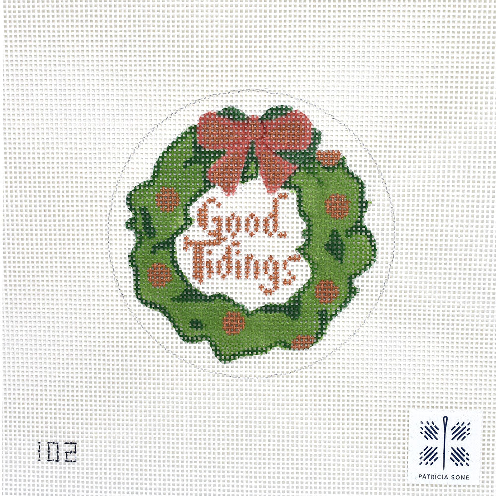 Needlepoint Canvas-HC-102 Good Tidings