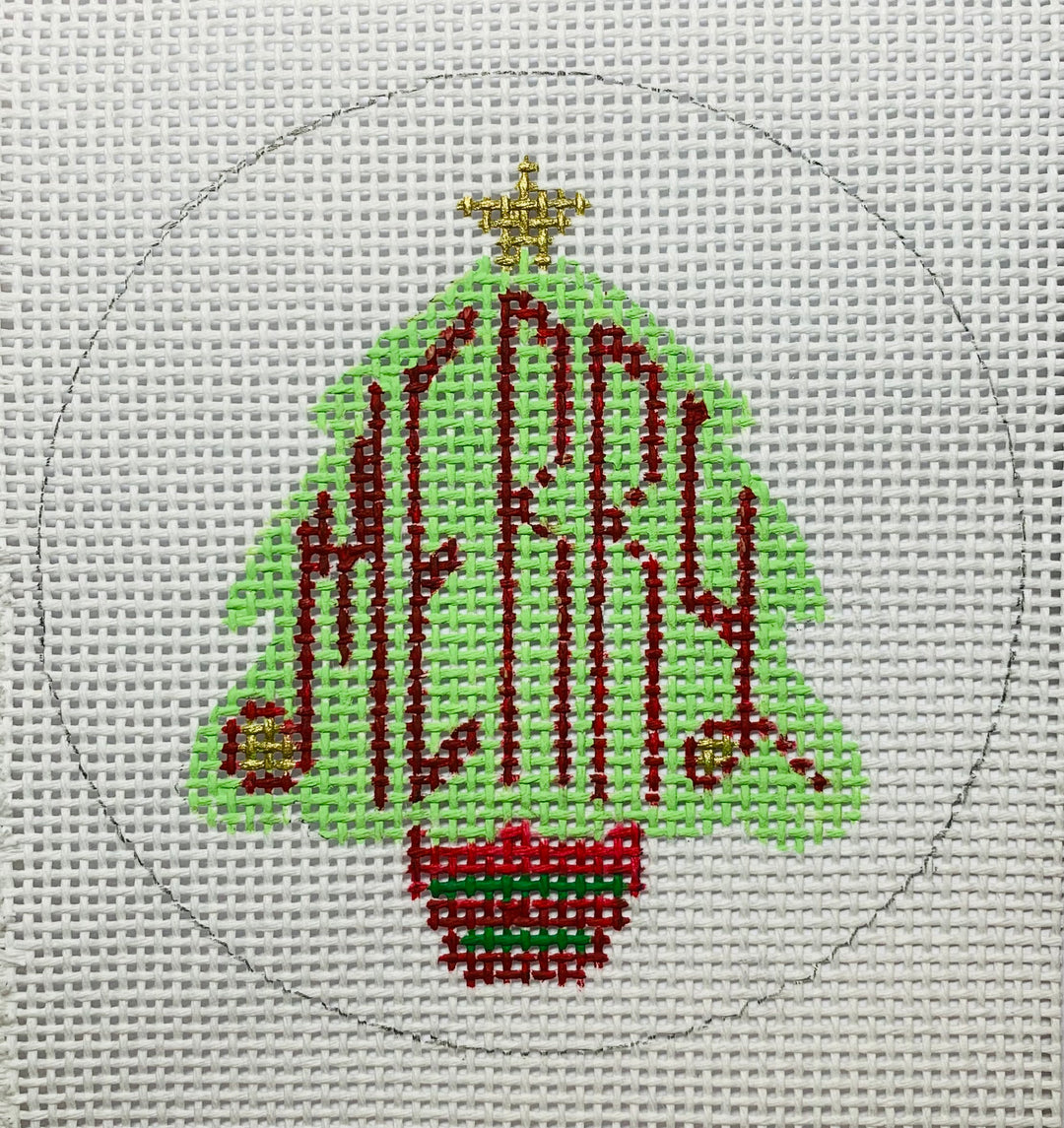 Needlepoint Canvas-HC-202 Merry Tree