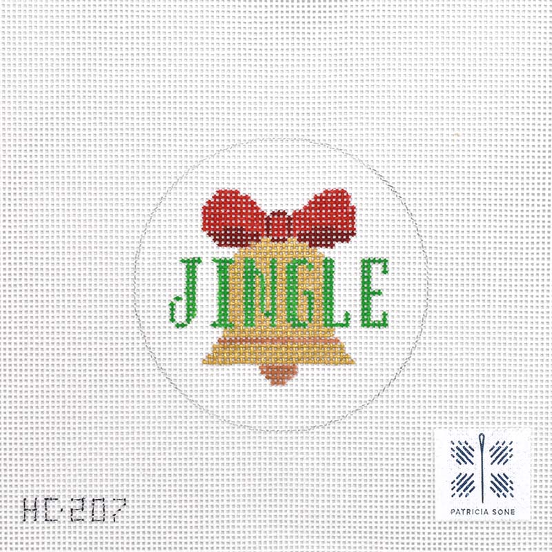 Needlepoint Canvas-HC-207 Jingle Bell