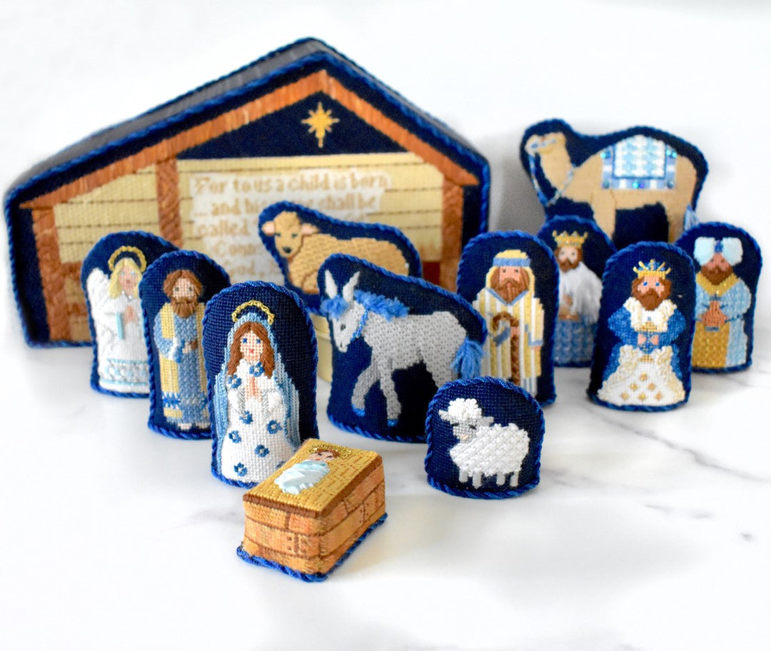 Needlepoint Canvases-Nativity Set