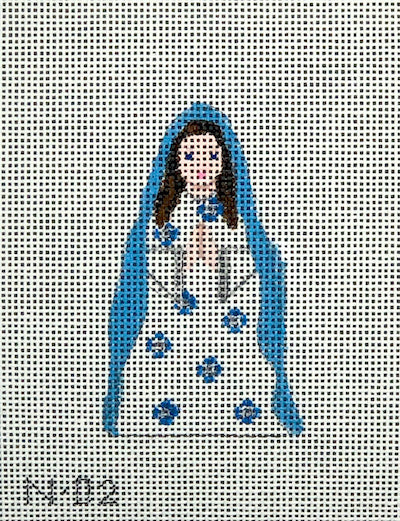 Needlepoint Canvas-N-02 Nativity Mary