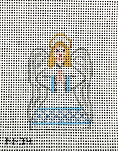 Needlepoint Canvas-N-04 Nativity angel