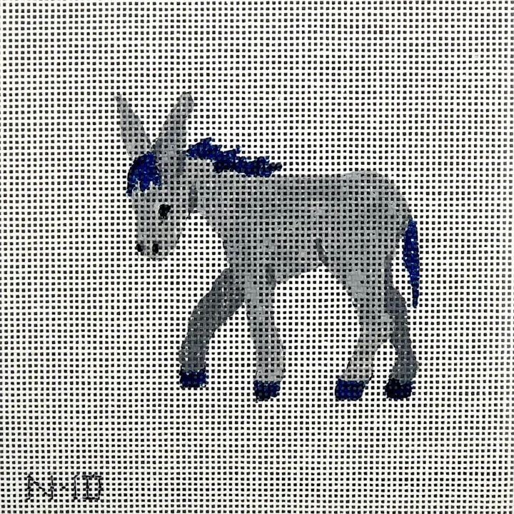 Needlepoint Canvas-N-10 Nativity Donkey