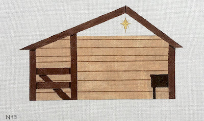 Needlepoint Canvas-N-13 Nativity Stable