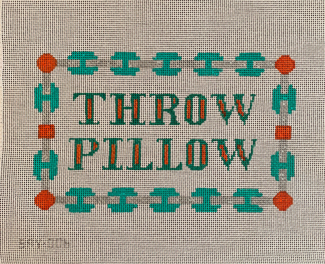 Needlepoint Canvas - Throw Pillow