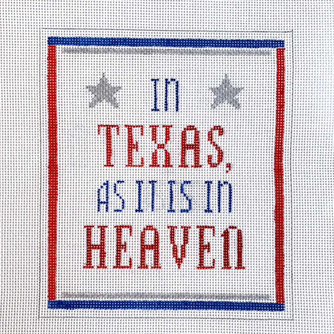 Needlepoint Canvas-SAY-019 In Texas