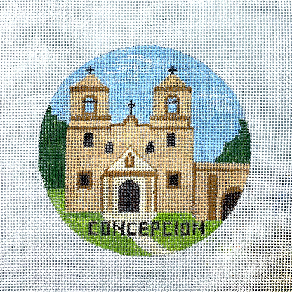 Needlepoint Canvas-TX-22 Concepcion Mission