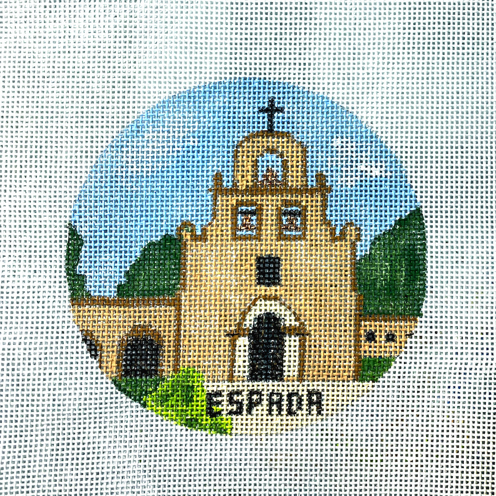 Needlepoint Canvas-TX-23 Espada Mission